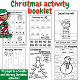 Christmas activity booklet for Pre-K and Kindergarten
