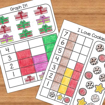 Preview of Christmas and December Kindergarten Math Activities and Worksheets