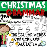 2nd Grade Grammar Christmas Themed Printables Verbs Verb T