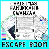 Christmas, Hanukkah & Kwanzaa ESCAPE ROOM - December - Rea