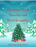 Christmas, Hanukkah, Kwanzaa Word Searches and Scrambles M