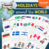 Christmas and Holidays Around the World Research with Passport and Map