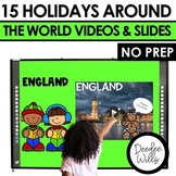 Christmas and Holidays Around the World Teaching Slides an