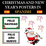 Christmas and New Year's Posters in SPANISH: FELIZ NAVIDAD