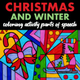 Christmas and Winter — Coloring Activity (The 8 Parts of S