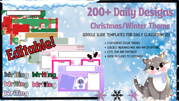 Preview of Christmas and Winter Google Slide Template