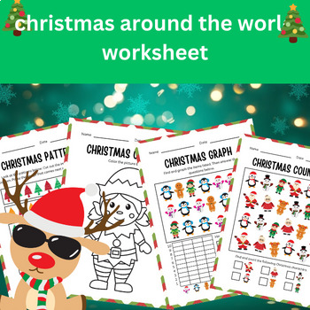 Preview of Christmas and Winter Holidays Around the World Worksheets