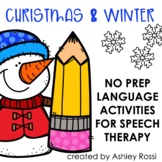 Christmas and Winter No Prep Language