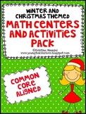 Christmas and Winter Math Centers - Christmas Activities -