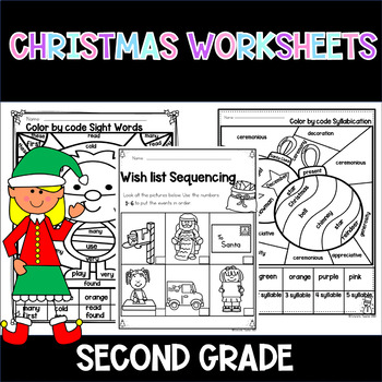 Preview of Christmas and winter worksheets