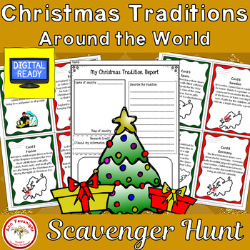 Preview of Christmas around the World Scavenger Hunt