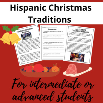 Preview of Christmas around the world in Spanish - Reading Comprehension Navidad Advanced