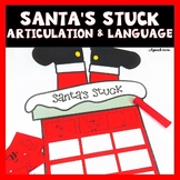 Christmas articulation and Language Santa’s stuck craft