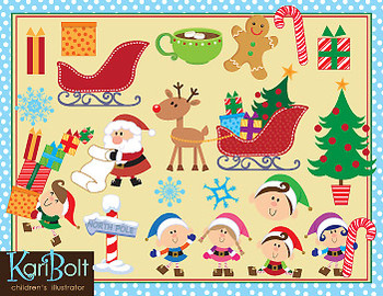 Preview of Christmas at the North Pole - Clip Art