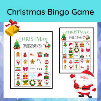 Christmas bingo game by Little Hands Discovering Minds | TPT