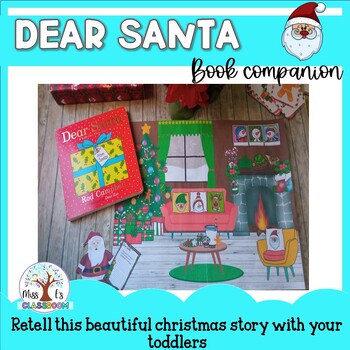 Preview of Christmas book: Dear Santa - Retell story (book companion)