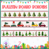 Christmas borders- bulletin board- christmas trees