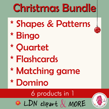 Preview of Christmas bundle; All games and fun! Print & GO
