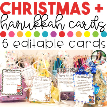 Preview of Christmas cards for kids to make | EDITABLE