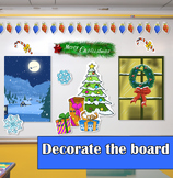 Christmas classroom decoration poster