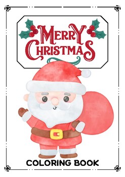Preview of Christmas coloring book