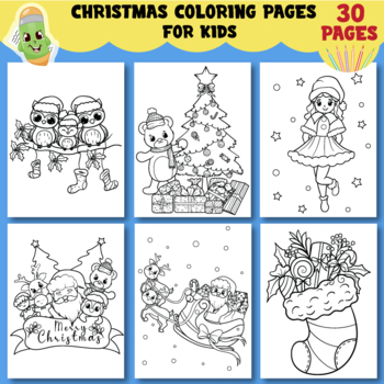 Christmas Coloring Pages Printable Holiday Activities All Ages Fun