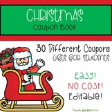Christmas coupon book for students gift