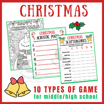 Preview of Christmas independent reading Activities Unit Sub Plans crafts Early finishers