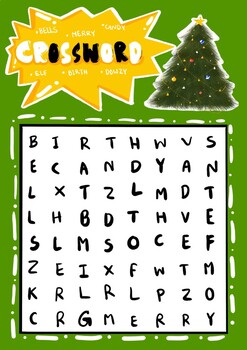 Preview of Christmas crossword