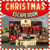 Christmas digital Escape room English ESL/EFL Intermediate