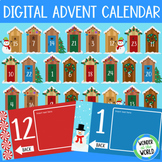 Christmas digital advent countdown calendar for PowerPoint