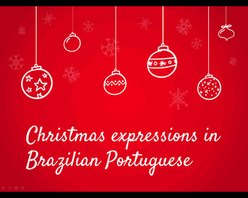 Preview of Christmas expressions in Brazilian Portuguese