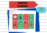 Christmas flashcards | Visual resource for introducing/pra