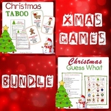 Christmas games "Taboo" and "Guess what" + vocabulary slid