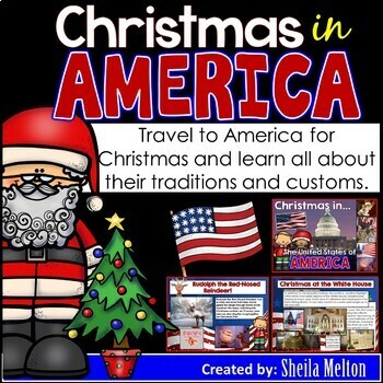 Preview of Christmas in America PowerPoint Christmas Around the World Holidays Traditions