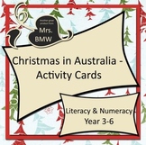 Christmas in Australia Activity Cards - literacy, numeracy