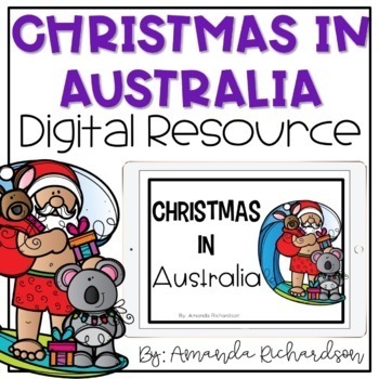 Preview of Christmas in Australia Powerpoint Google Slides™ Classroom Around the World