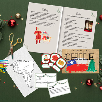 Preview of Christmas in Chile Study Unit