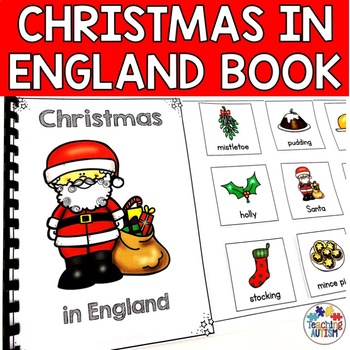 Preview of Christmas in England Adapted Book | Christmas Around the World