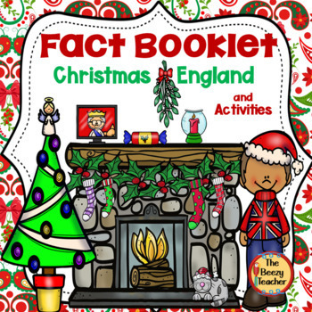 Preview of Christmas in England Fact Booklet and Activities | Comprehension | Craft