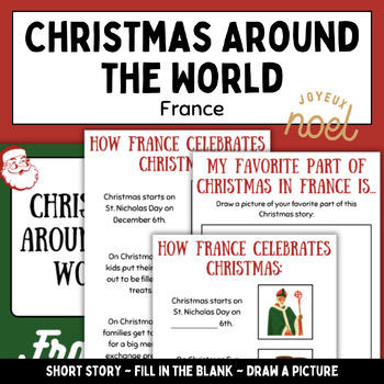 Preview of Christmas in France! - Christmas Around the World Unit