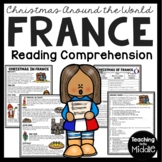 Christmas in France Informational Text Reading Comprehensi