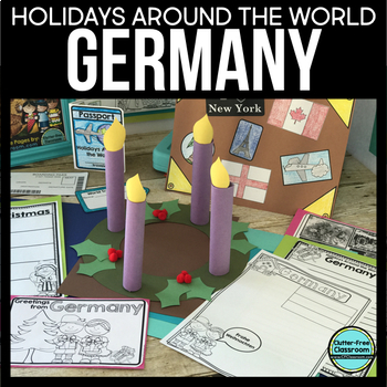 Preview of Christmas in Germany | Holidays Around the World Printable Book and Activities