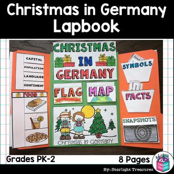 Preview of Christmas in Germany Lapbook for Early Learners - Christmas Around the World