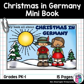 Preview of Christmas in Germany Mini Book for Early Readers - Christmas Activities