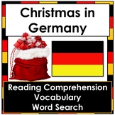 Christmas in Germany - Reading Comp, Vocabulary, and Word 