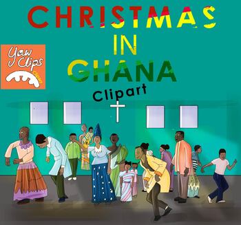 Preview of Christmas in Ghana Clipart
