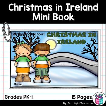 Preview of Christmas in Ireland Mini Book for Early Readers - Christmas Activities