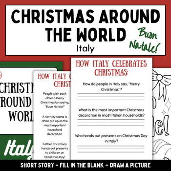 Preview of Christmas in Italy! - Christmas Around the World Unit
