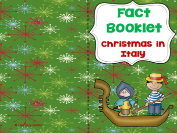 Christmas in Italy Fact Booklet and Activities by TheBeezyTeacher